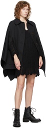 See by Chloé Black City Cape Coat