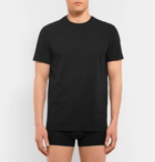 Acne Studios - Edvin Stretch-Cotton T-Shirt - Men - Black