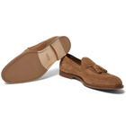 Brunello Cucinelli - Suede Tasselled Loafers - Men - Tan