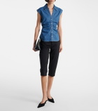 Veronica Beard Sera denim top