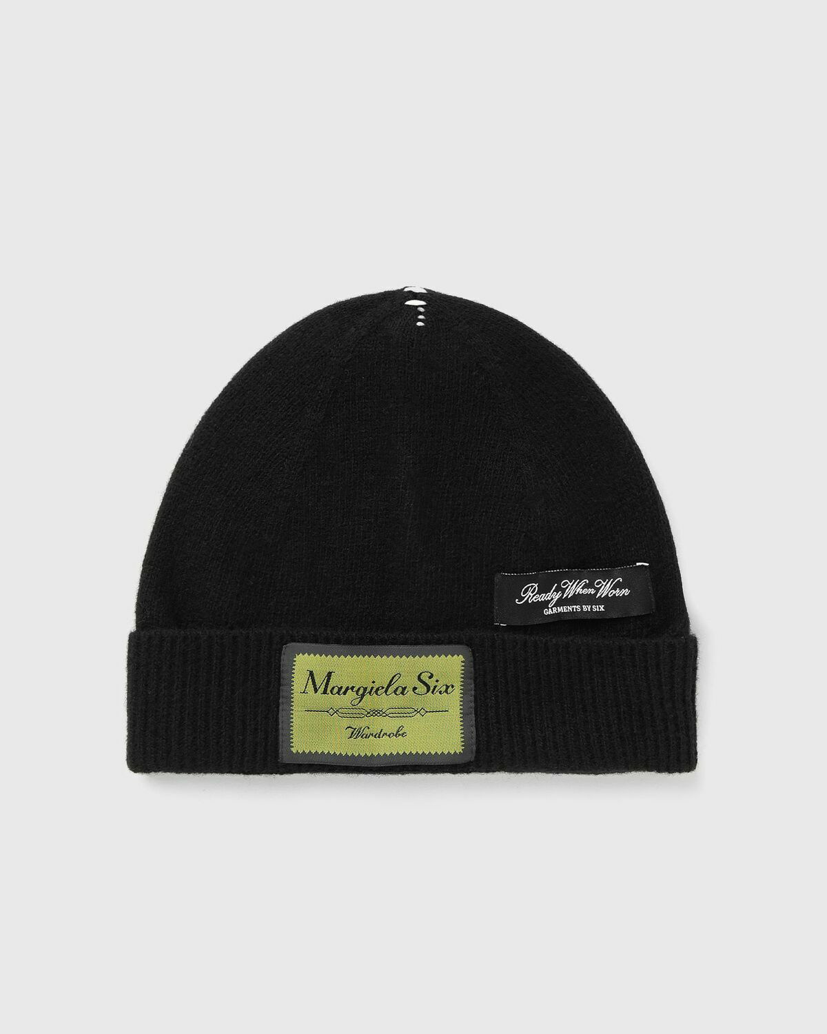 Maison Margiela MM6 BEANIE Black Mens Beany MM6 Maison Margiela