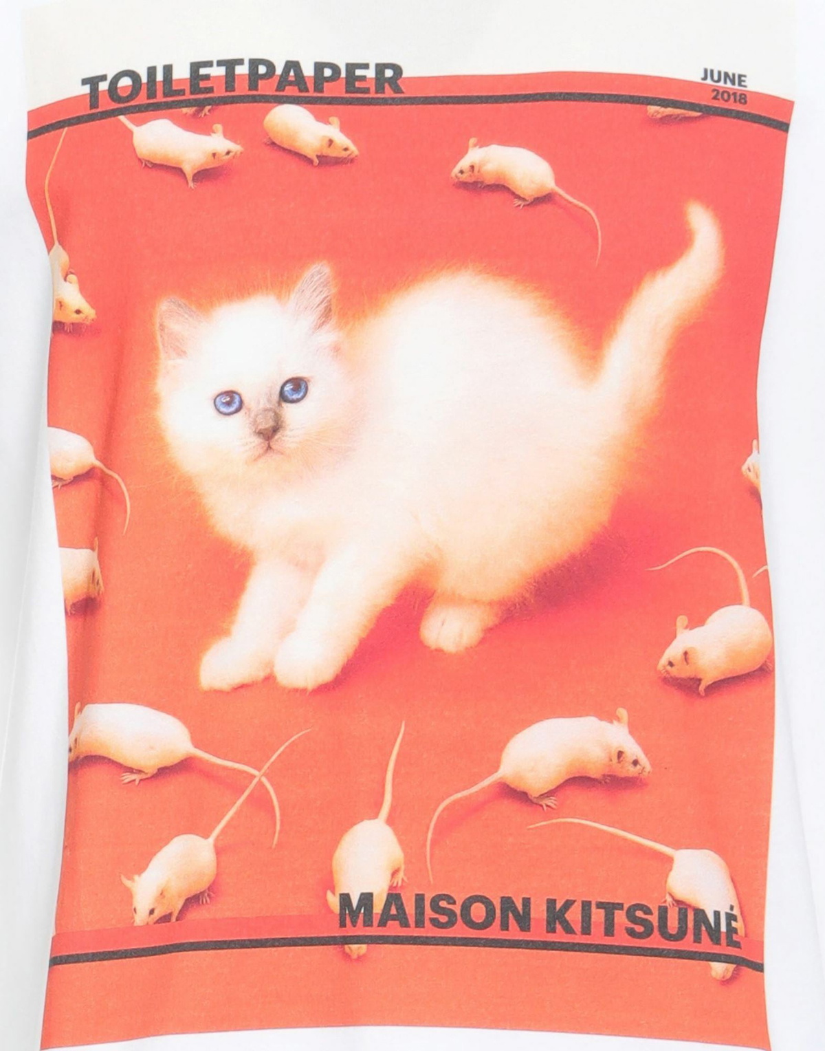 Maison Kitsuné Mens T-shirt in White