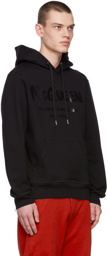 Alexander McQueen Black Graffiti Hoodie