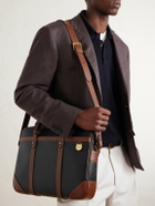 Mulberry - Heritage Leather-Trimmed Scotchgrain Briefcase