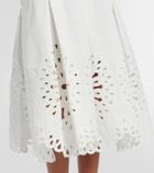 Simkhai Broderie anglaise midi skirt
