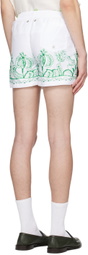 Carne Bollente White Spray On Me Swim Shorts