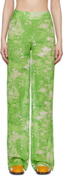 Henrik Vibskov Green Sway Lounge Pants