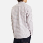 Beams Plus Men's Tattersall Check Button Down Oxford Shirt in White/Red/Navy