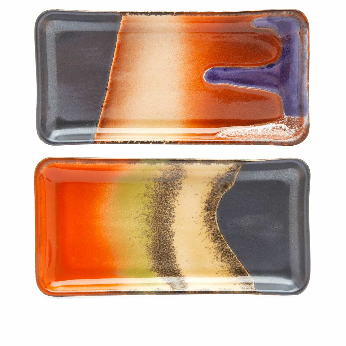 HKliving Small Trays - Set of 2 in Twenty Four Hours 