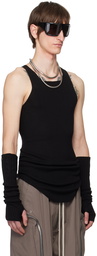 Rick Owens Black Rib Tank Top