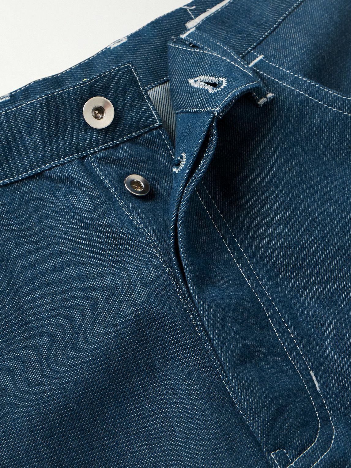 Story mfg. - Poetry Wide-Leg Organic Jeans - Blue
