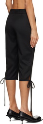 FIDAN NOVRUZOVA Black Ira Capri Trousers