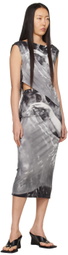 ELLISS SSENSE Exclusive Gray Float Midi Skirt