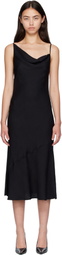 Silk Laundry Black Carrie Midi Dress