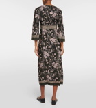 'S Max Mara Fedra floral silk crêpe de chine maxi dress