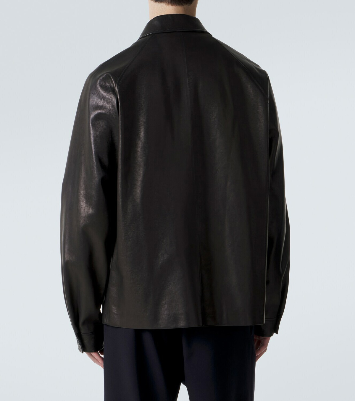 The Row Mount leather jacket