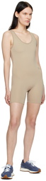 HÉROS Taupe 'The Short Dance' Unitard