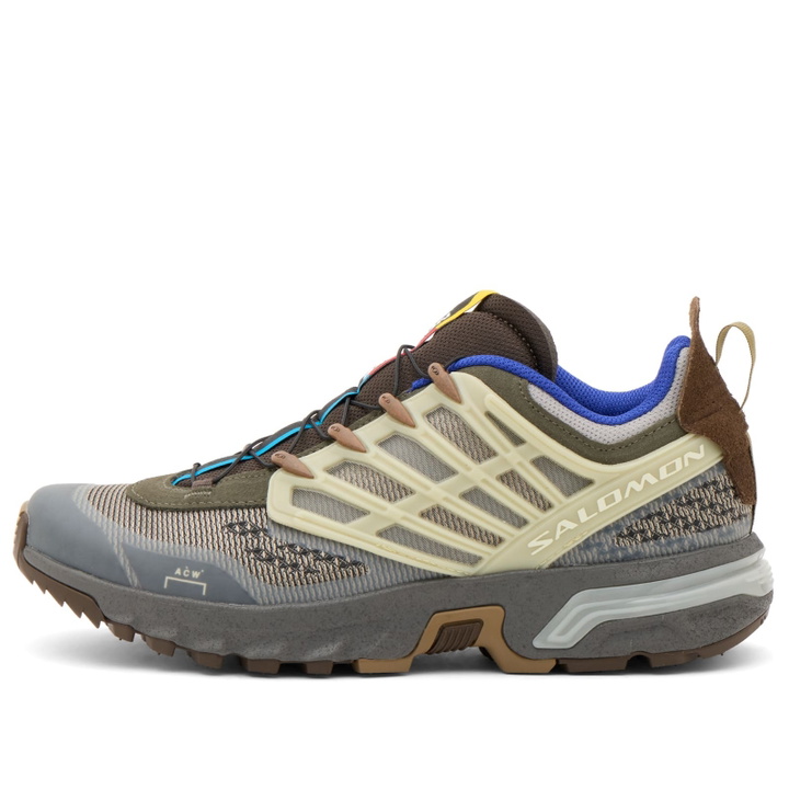 Photo: Salomon Men's x A-COLD-WALL ACS Pro Sneaker in Black Olive/Bog/Icicle