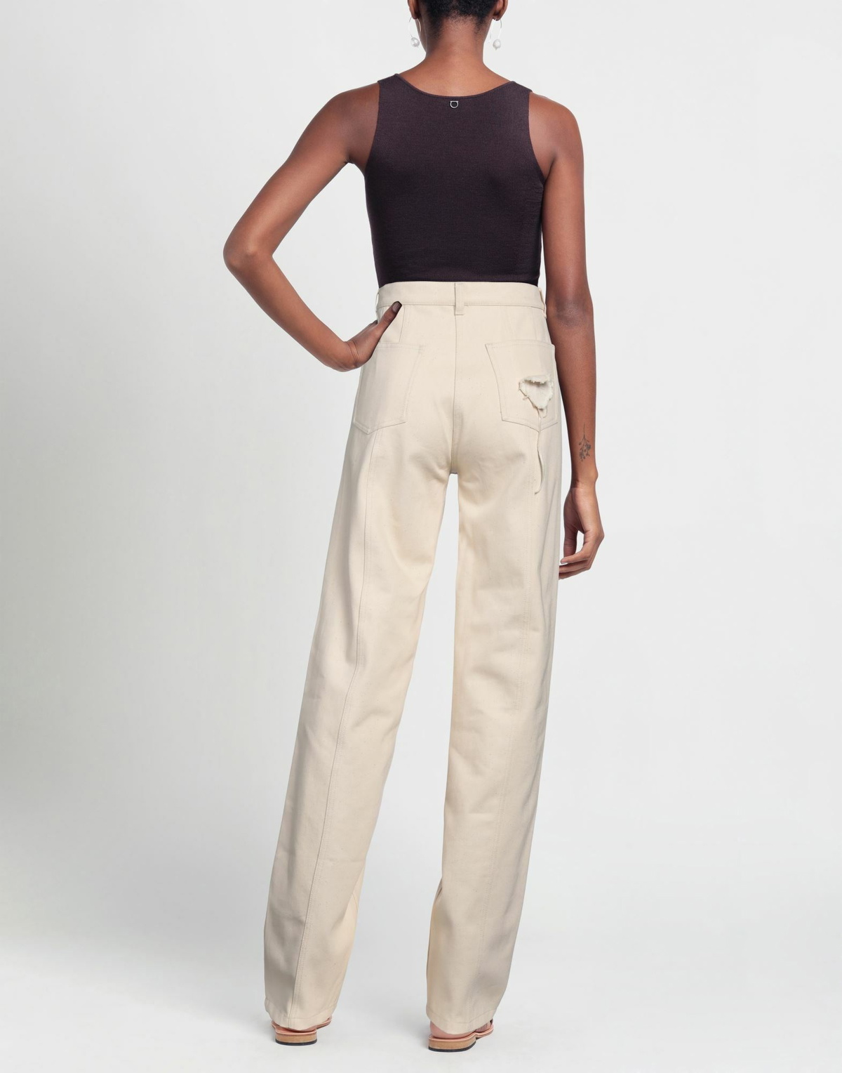 Cecilie Bahnsen Womens Pants Cream