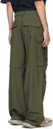 Balenciaga Khaki Unity Sports Icon Cargo Pants