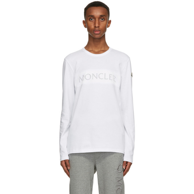 Photo: Moncler White Mesh T-Shirt