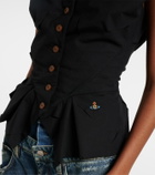 Vivienne Westwood Monday Orb peplum vest