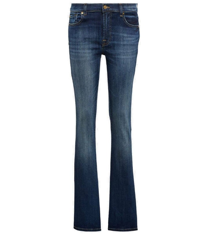 Photo: 7 For All Mankind Low-rise bootcut jeans