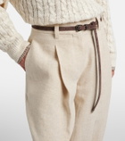 Brunello Cucinelli Monili suede belt