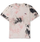 KAPITAL - Ashbury Oversized Embroidered Tie-Dyed Cotton-Jersey T-Shirt - Neutrals