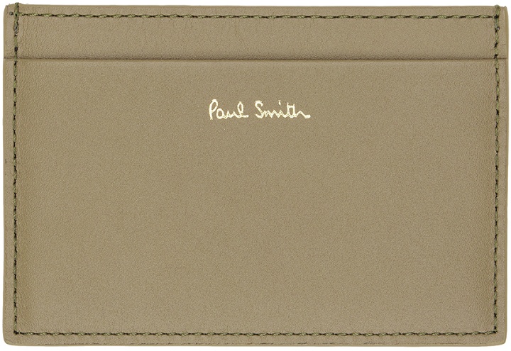 Photo: Paul Smith Green Signature Stripe Card Holder