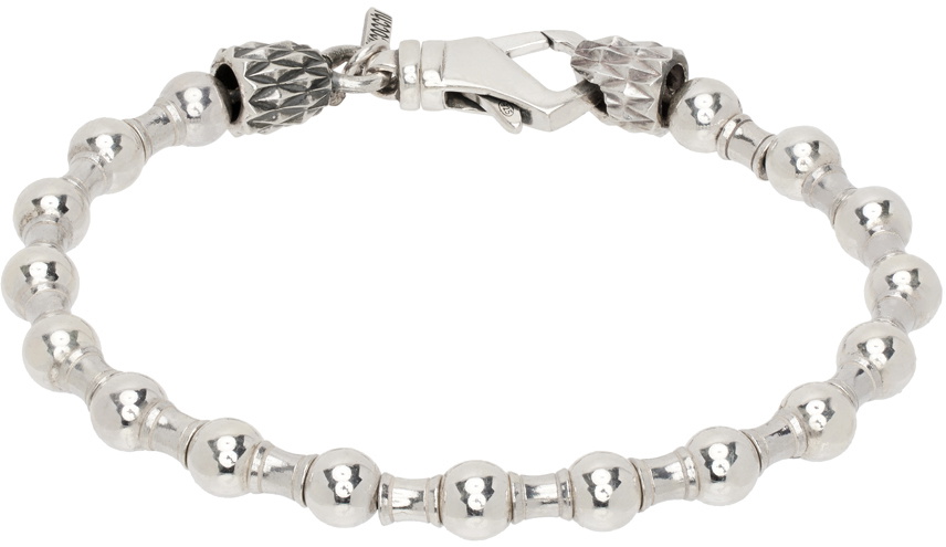 Emanuele Bicocchi Silver Beads & Spacers Bracelet Emanuele Bicocchi