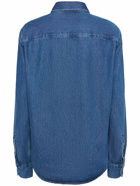 AMI PARIS Logo Cotton Denim Shirt