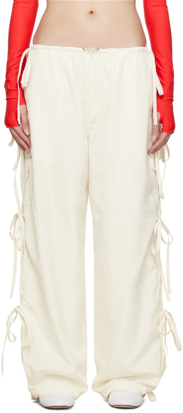 Photo: Sandy Liang Off-White Cam Trousers
