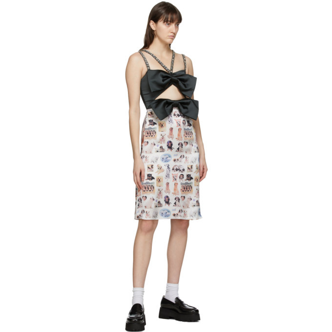 Ashley Williams Multicolor Puppies Slip Skirt Ashley Williams