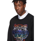 Kenzo Black Gradient Tiger Sweatshirt