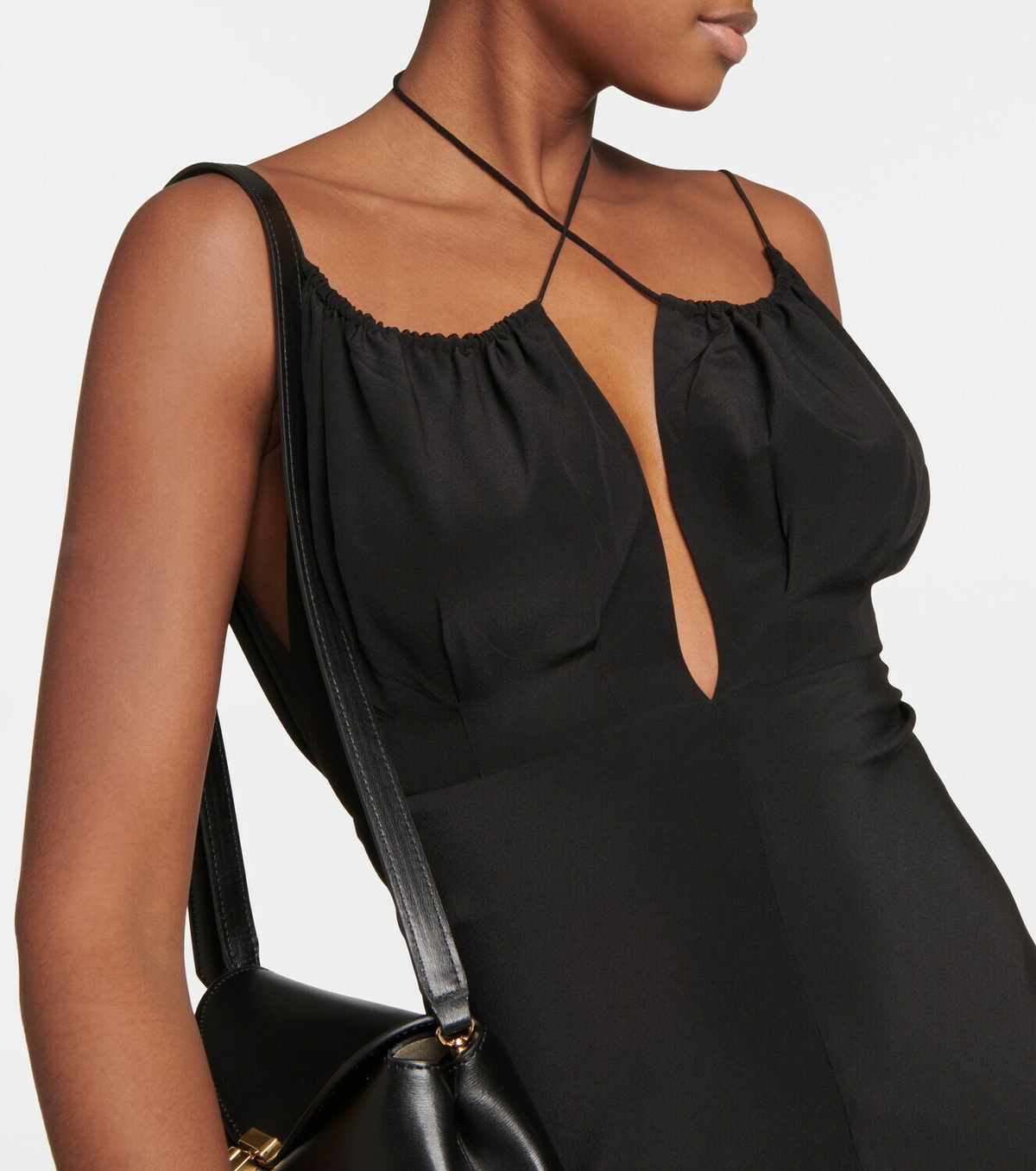 Toteme - Halterneck silk maxi dress Toteme