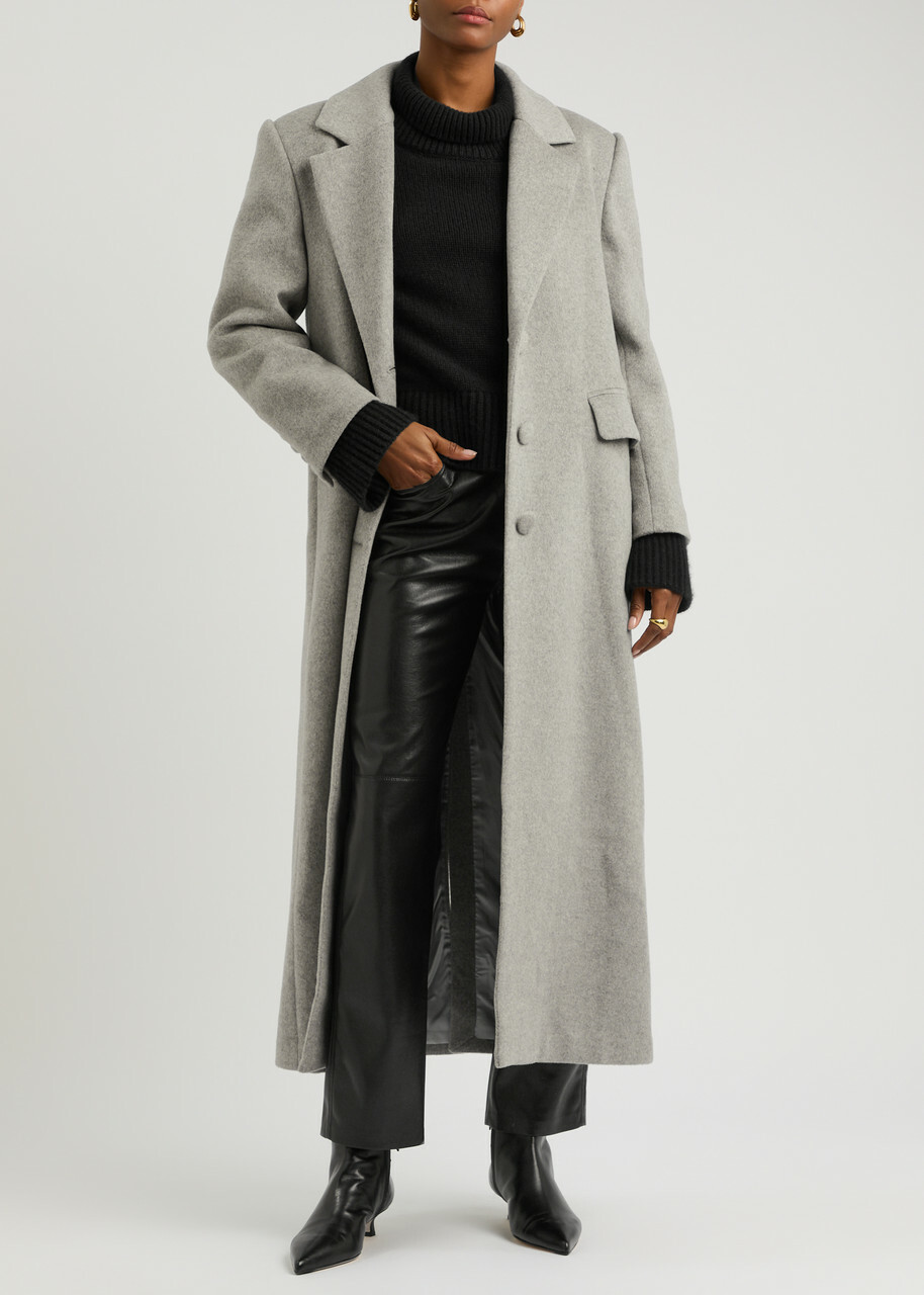 Aexae Wool-blend Coat Grey