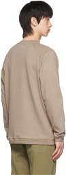 Satta Taupe Cotton Sweatshirt