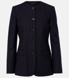 Nili Lotan Gertrude pinstripe virgin wool jacket