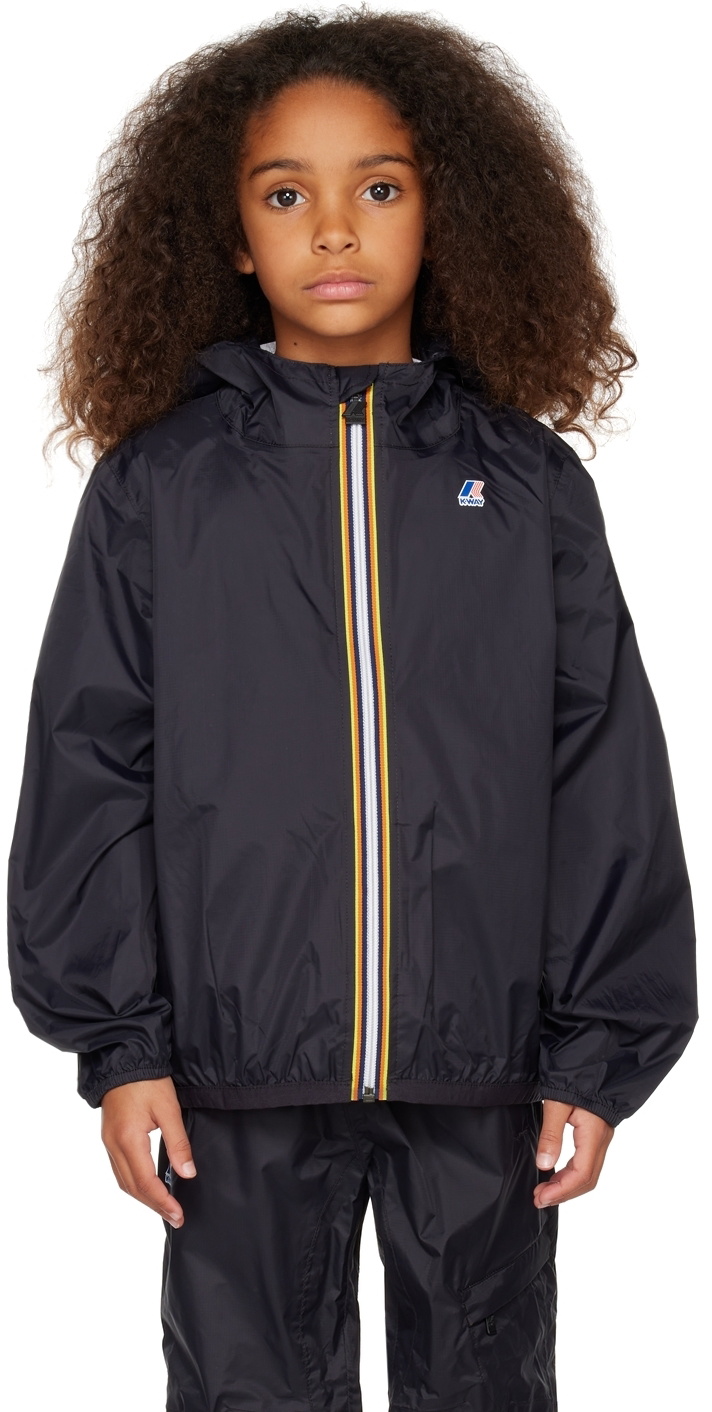 K-Way Kids Black Claude Rain Jacket