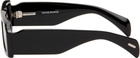 Jil Sander Black Oliver Peoples 'Edition 4' Sculptural Sunglasses