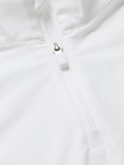 G/FORE - Luxe Staple Mid Tech-Jersey Half-Zip Golf Top - White