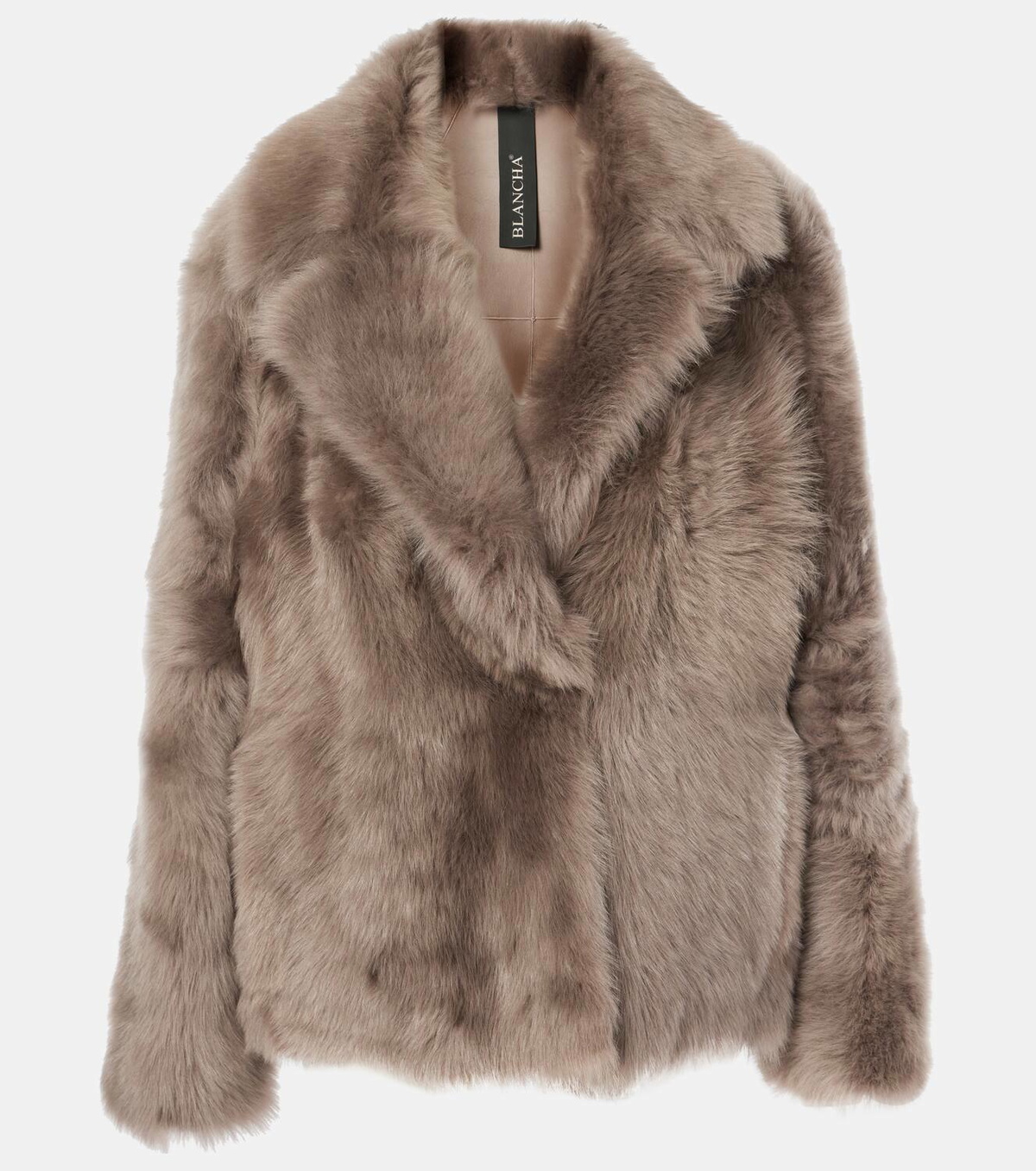 Blancha Leather-lined shearling jacket Blancha