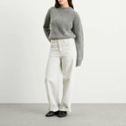 Cecilie Bahnsen Women's Bega Fisherman Knit in Light Grey