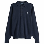 Polo Ralph Lauren Men's Flag Knit Polo in Navy Combo
