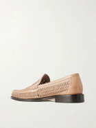 Brunello Cucinelli - Woven Leather Loafers - Brown