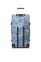 Diesel Travel trolley in trompe l'oeil denim - Carry-on Suitcases - Unisex - Blue