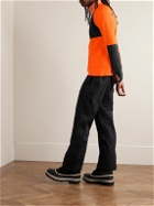 Aztech Mountain - Slim-Fit Stretch-Jersey and Ripstop Half-Zip Base Layer - Orange