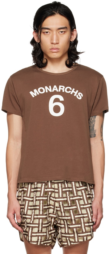 Photo: Connor McKnight Brown Printed T-Shirt