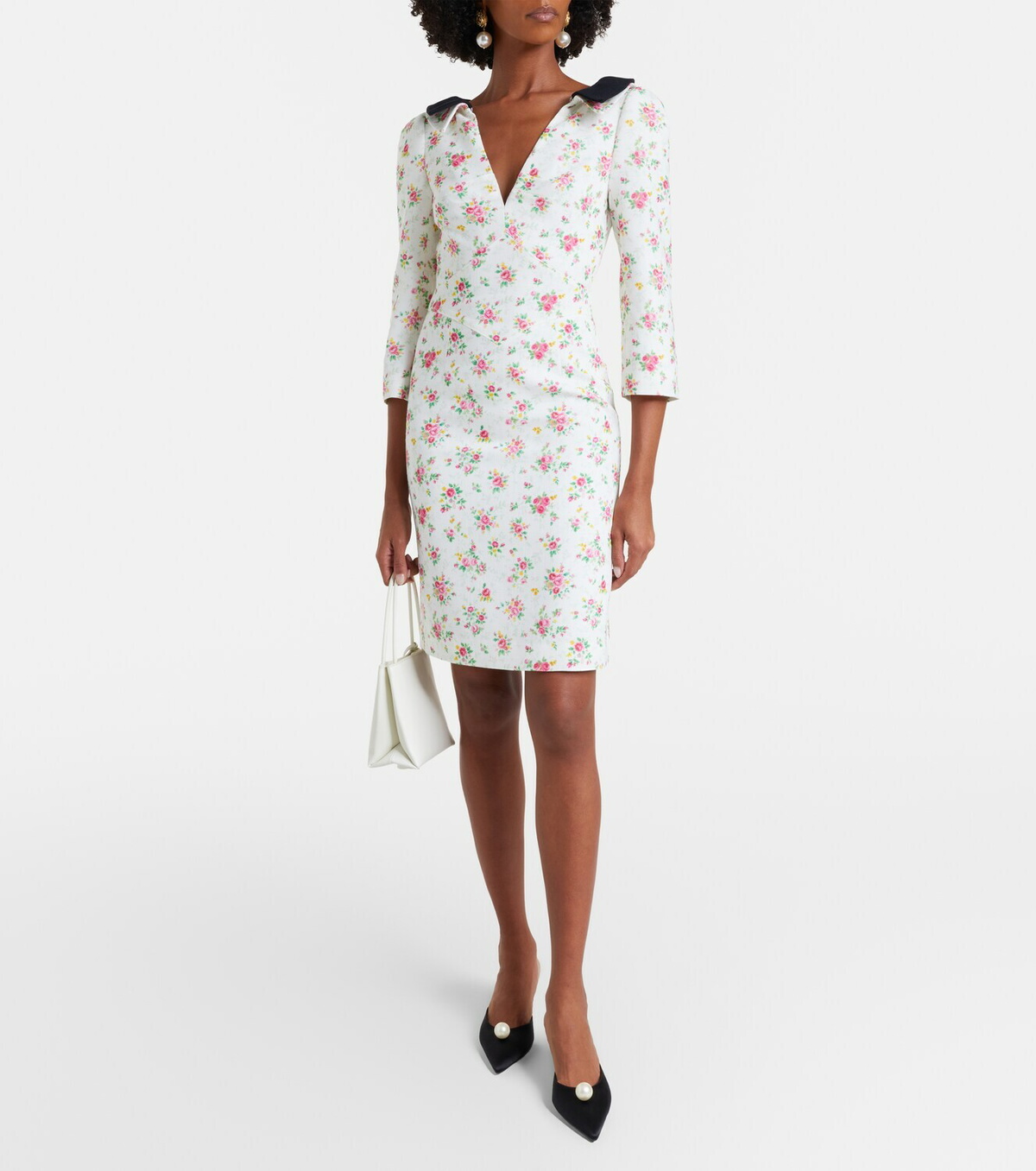 Shushu/Tong Floral midi dress